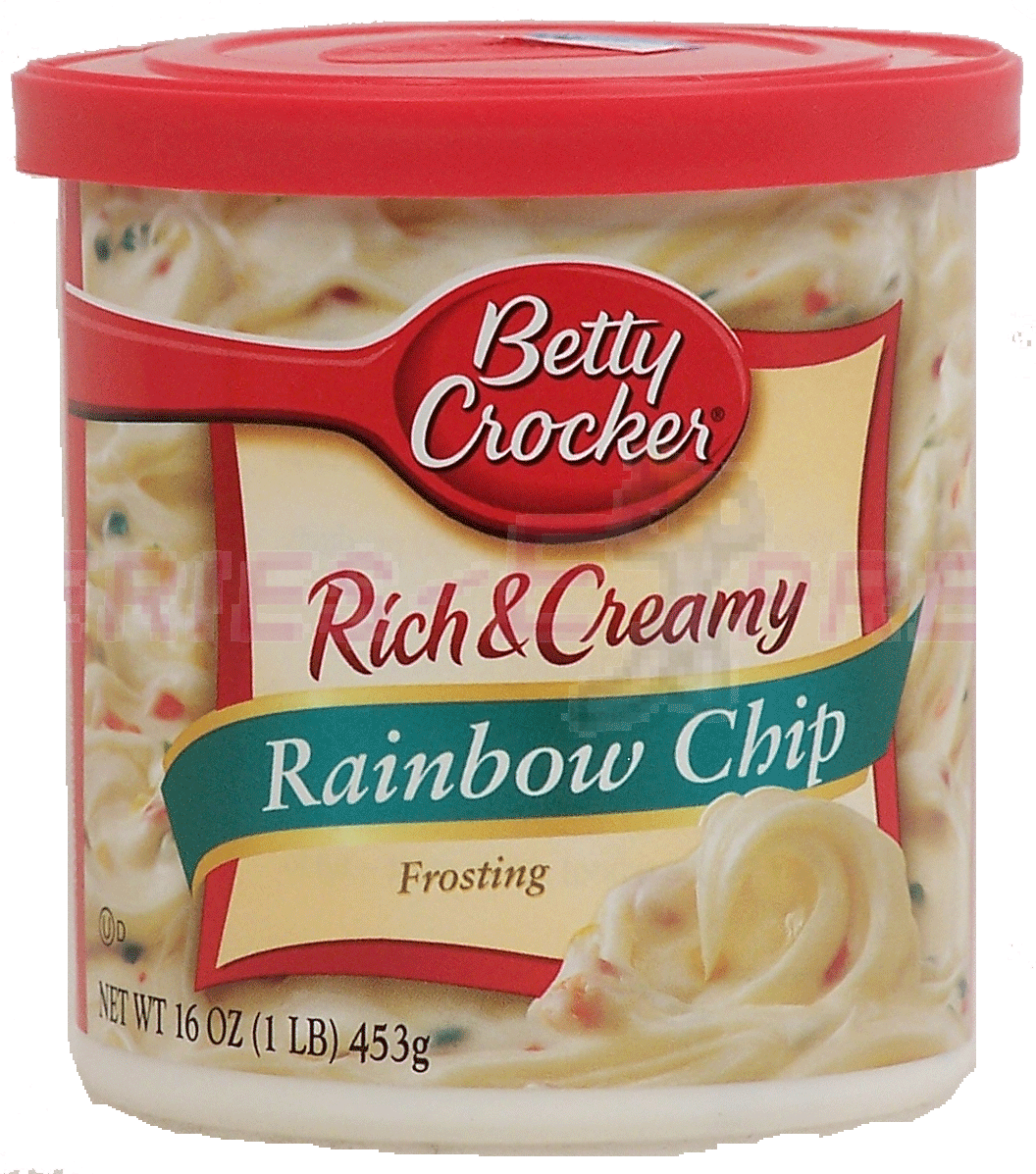 Betty Crocker Rich & Creamy rainbow chip frosting Full-Size Picture